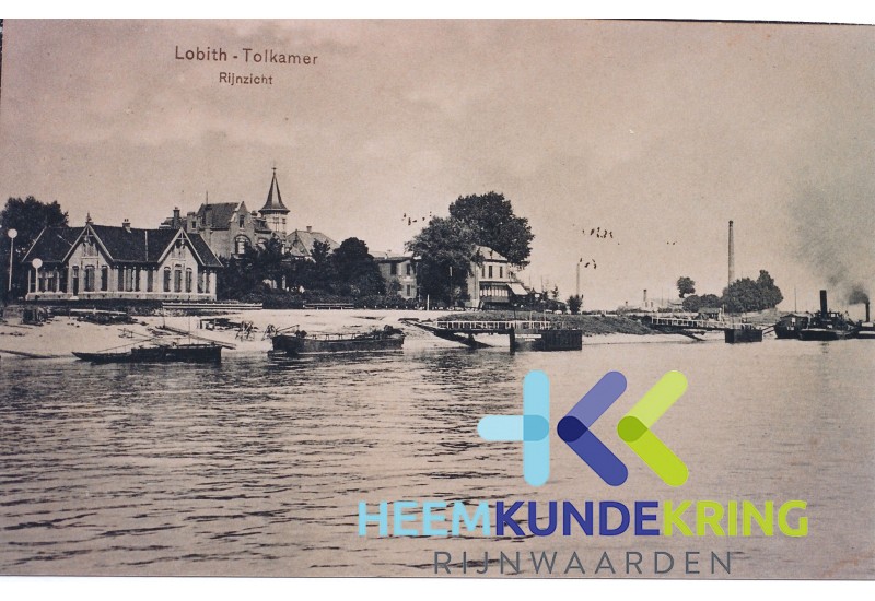 Ansichtkaart Tolkamer Rijn Oude Douane kantoor Coll. G.B.Janssen